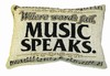 Music Speaks Pillow